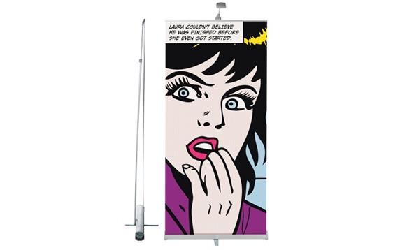 9400334 Expolinc 6300 Expolinc Roll Up Compact 85 cm bredde Premium modell med trykt banner